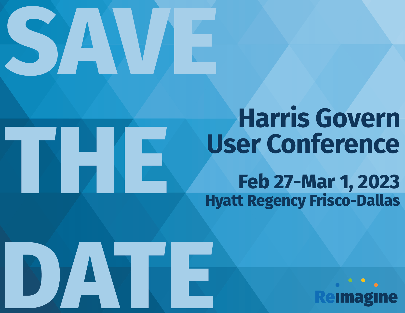 2023 Harris Govern User Conference Save The Date Harris Govern